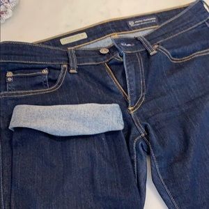 AG Tomboy cropped dark wash size 27r